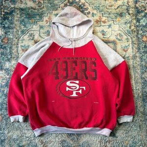 Vintage NFL San Fransisco 49ers Pullover Hoodie Size XL